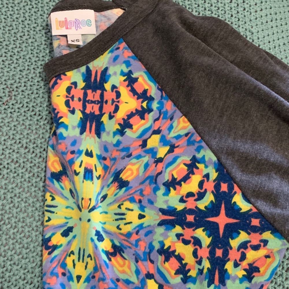 Lularoe Randy baseball tee. XS